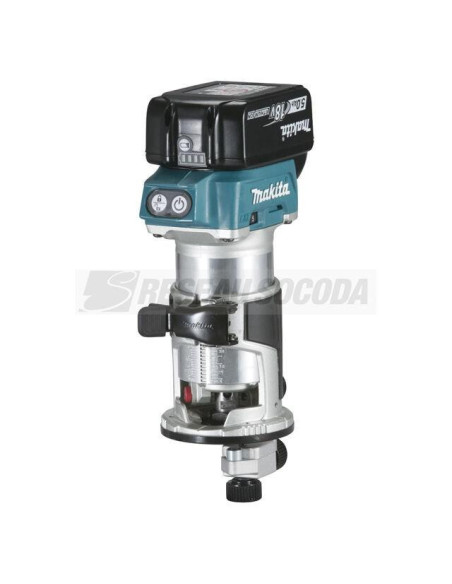 Makita affleureuse-defonceuse 2x18v 5,0ah