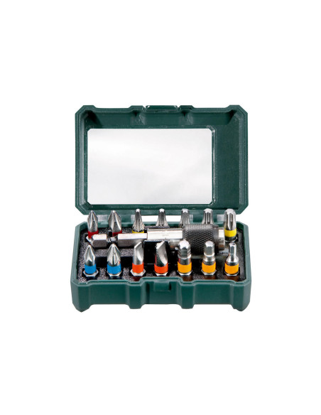 COFFRET EMBOUTS METABO 15 PIECES COULEUR