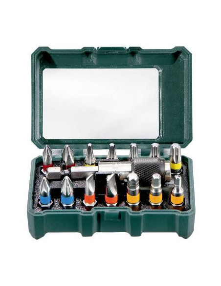 COFFRET EMBOUTS METABO 15 PIECES COULEUR