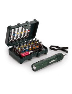 Metabo - Coffret d'embouts SP, 29 pièces + Mini Flash light (626721000) 2