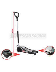 Cric 2tonnes en acier extra bas kstools 2