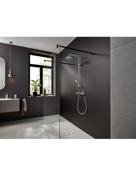 Hg colonne de douche vernis blend d200 chrome 9l