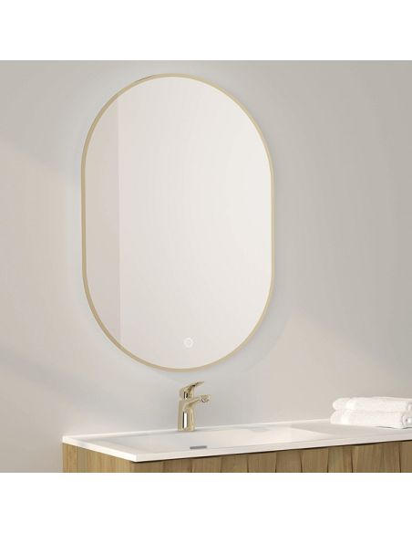 Od miroir falbala or brosse