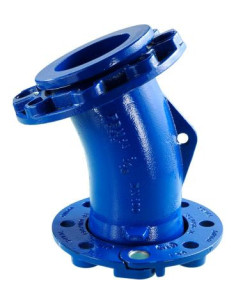 Fonte coude1/8 bb pn10 dn80