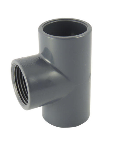 Te pression 90° a coller 40 x 1"1/4