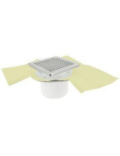 Siphon de sol plat sicax15ivnc sv+grille