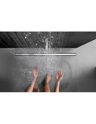 Pack caniveau inox 90