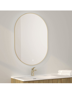 Od miroir falbala or brosse