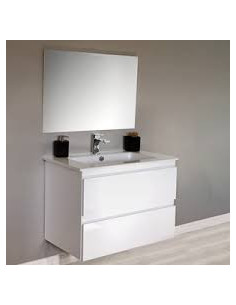 OZE MEUBLE COME 80 BLANC (CAISSON+VASQ) 2