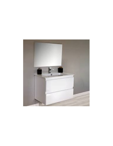 OZE MEUBLE COME 80 BLANC (CAISSON+VASQ)