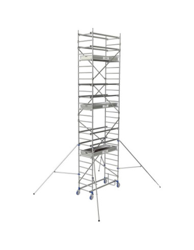 Echafaudage alu cross h.plat. 4,85m tubesca