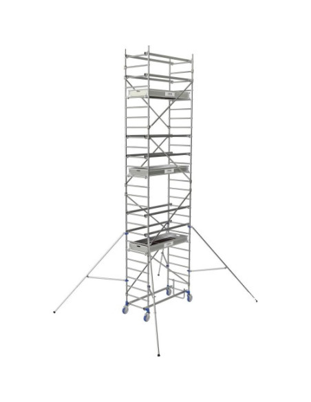 Echafaudage alu cross h.plat. 4,85m tubesca