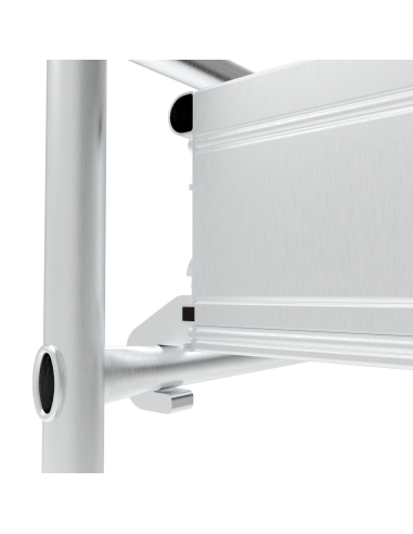 Echafaudage alu cross h.plat. 4,85m tubesca
