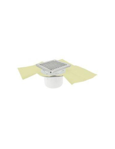 Siphon de sol plat sicax15ivnc sv+grille