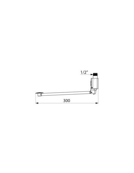 Delabie pedale simple au mur