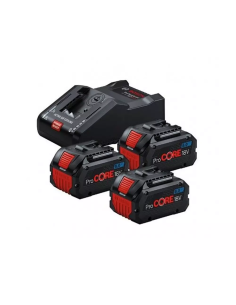 BOSCH PACK 3 BATTERIE 18V 4A PROCORE+CHARGEUR