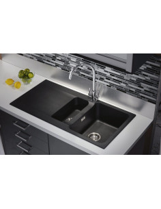 EVIER 1 1/2 BAC OPALE GRAPHITE 651 MAN 2