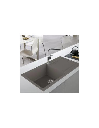 EVIER 1 BAC OPALE GRIS 611-97 MAN