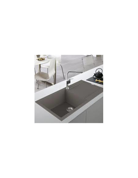 EVIER 1 BAC OPALE GRIS 611-97 MAN