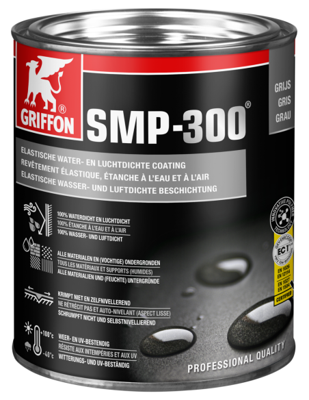 ENDUIT ELAST.GRIS GRIFFON 1KG SMP-300