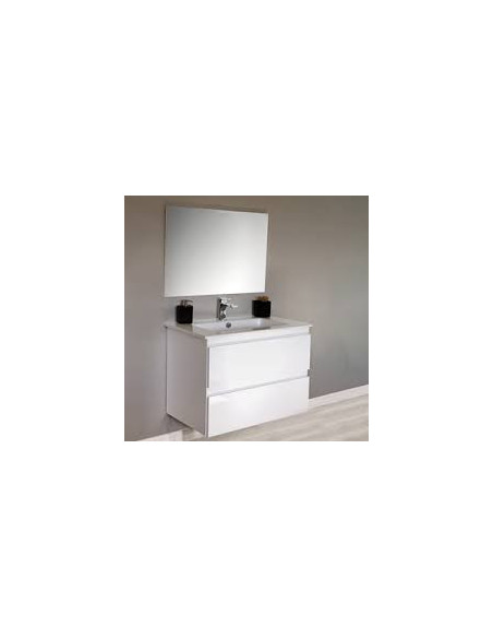 OZE MEUBLE COME 80 BLANC (CAISSON+VASQ)