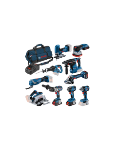 PACK 10 MACHINES BOSCH 18V 3X5A
