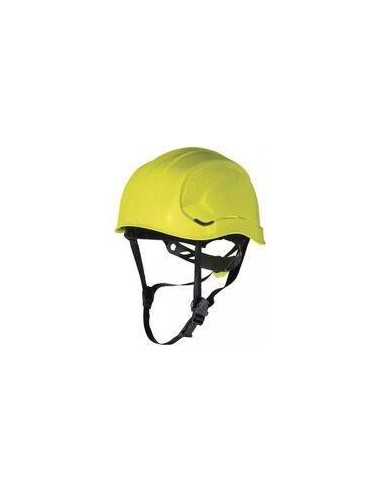 Casque monteur  jugulaire 3 pts jaune