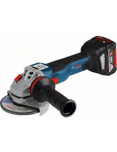 Bosch meuleuse 125mm 3x18v 5ah gws18v-10sc