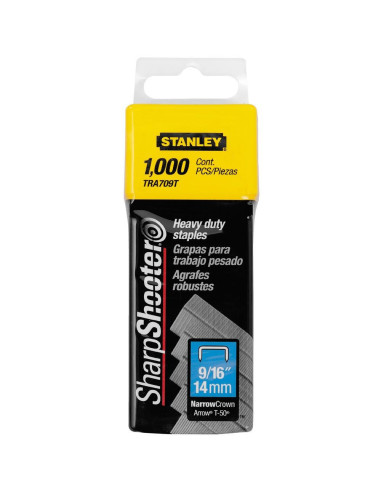 Agrafes `g`  8mm 5/16 1000u stanley