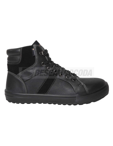 Chaussures Hautes Cuir Noire S3 Src Emb. Acier Sem. Tex