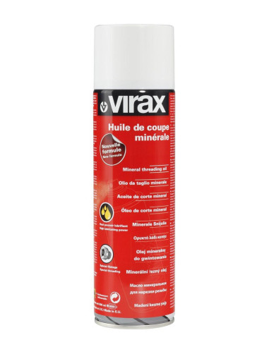 Huile de coupe filetages virax aerosol 500ml