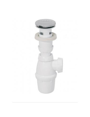 Bonde/siphon quick-clac chr lavabo