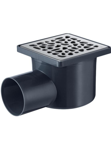 Siphon sol a maconner 100x100 grille ino