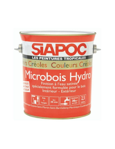 Microbois hydro blanc 2,5l