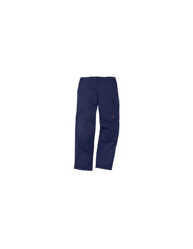 Pantalon c/p t5 56/58 marine p. genoux lafont