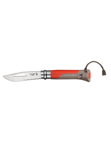 Opinel couteau n°8 outdoor rouge 8,5cm