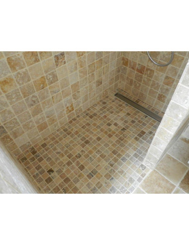 30x30 mosaique travertin beige 5x5 -u-