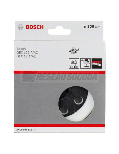 Plateau pour ponceuse bosch gex125ac